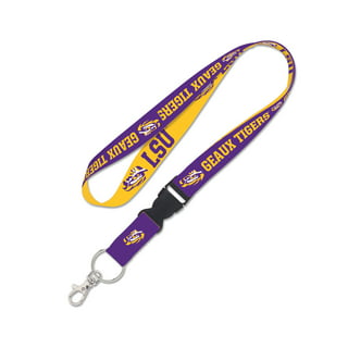 Wayne State University WSU Warriors NCAA Car Keys ID Badge Holder Lanyard  Keychain Detachable Breakaway Snap Buckle 