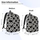 thumbnail image 2 of Balery White Sunflowers Mochila Clásica Impresa Básica para Viaje, Mochila Escolar Resistente al Agua, Mochila de Lona con Correas Ajustables-Medium, 2 of 5