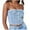 Yellow, variant on aidice Denim Tank Tops for Women Sleeveless Strapless Button down Tanks Summer Trendy Women's Crop Tops