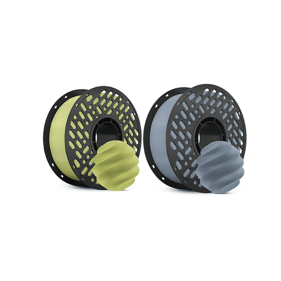 PLA Matte Filament Combo - Smooth & Subtle Finish for 3D Printing,Matcha Green&Hazy Blue