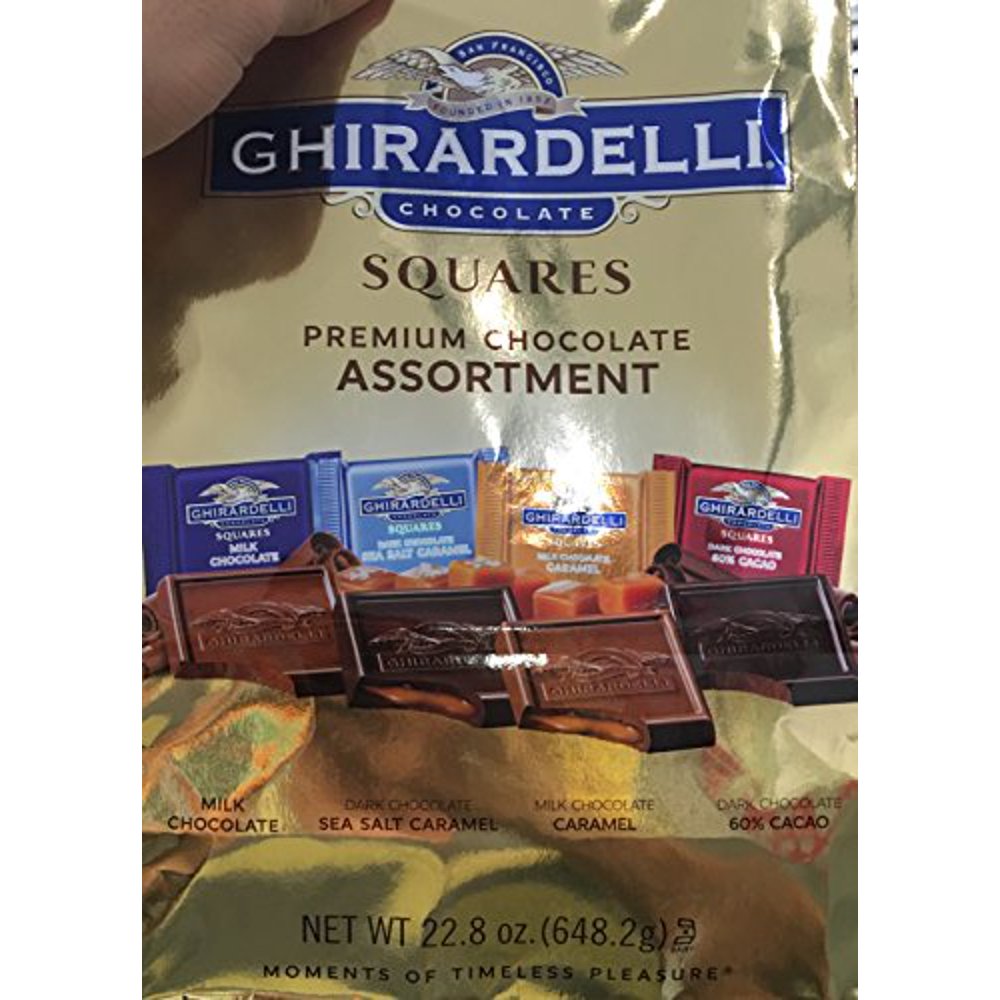 Ghirardelli SQUARES Premium Chocolate Assortment, 22.8 oz
