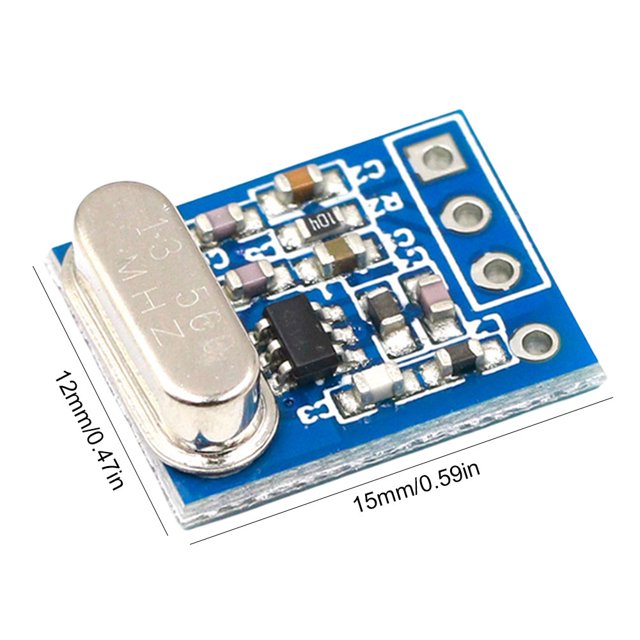 Módulo receptor transmisor inalámbrico 433MHZ SYN115 y ASK Chip PCB (SYN115)