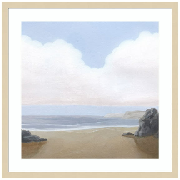 Amanti Art Sky Sails II Wood Framed Wall Art Print