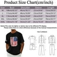 thumbnail image 4 of Gvdentm Mens Shirts USA Flag 4th of July Independence Day American Flag Men's Tee Shirt A07-Wine,M, 4 of 5