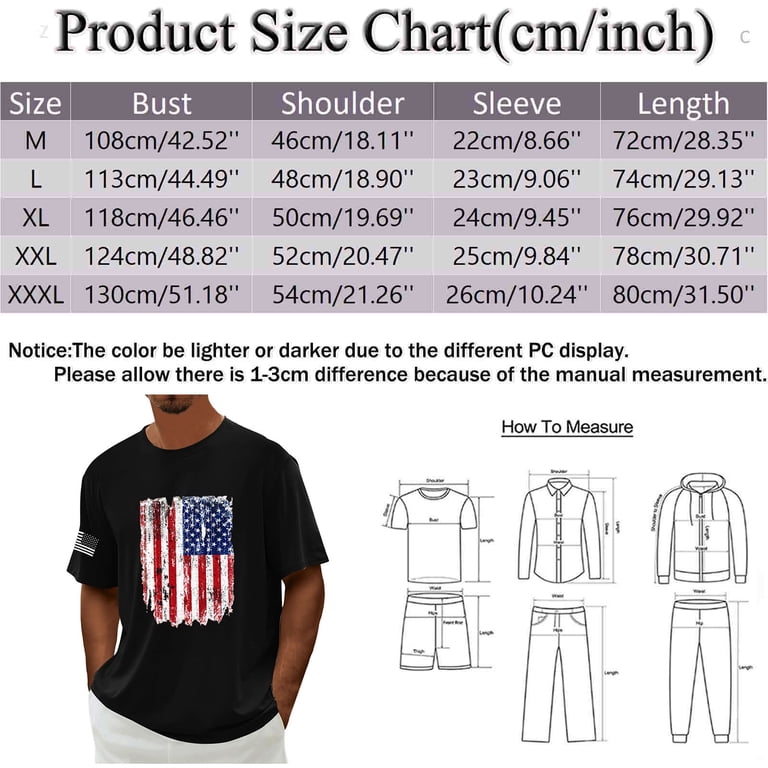 UAYOTSE Mens American Flag USA Air Force Tshirts with Reflective