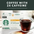 Starbucks, 2x Caffeine Blonde Roast K-cup Coffee Pods, 12 Count 