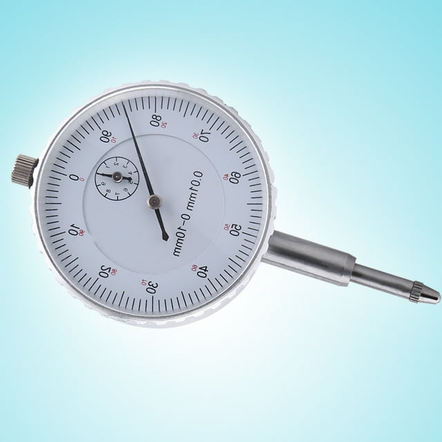 Medidor indicador de cuadrante de 0-10 mm para agotamiento del eje, estabilidad y precisión, engranajes endurecidos para una una una protección duradera, fácil configuración configuración