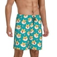 thumbnail image 2 of Fotbe Cute Shiba1 Pajama Shorts for Men, Men's Pajama Bottoms, Sleepwear,Short Pajama Pants-4X-Large, 2 of 9