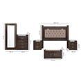 thumbnail image 3 of Recamara Kessa Muebles  Magnolia 6 Piezas Nogal, 3 of 18