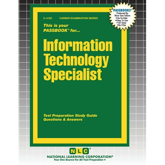 Career Examination Information Technology Specialist, Book 4193, (Paperback)