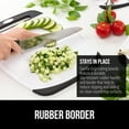 thumbnail image 3 of GORILLA GRIP Oversized 100% BPA Free Reversible Kitchen Cutting Board Set of 3, Juice Grooves, Dishwasher Safe, Black, 3 of 9
