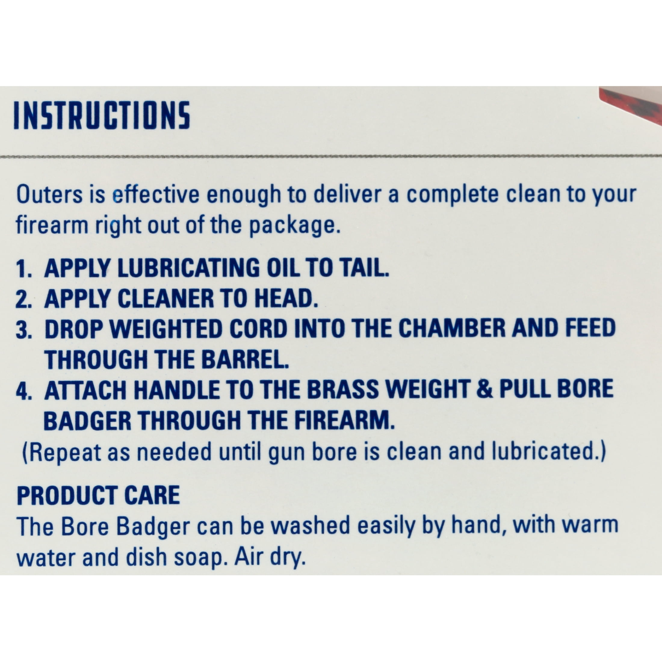 Outers Bore Badger Bore Cleaner for 12 Gauge Shotgun, 99012