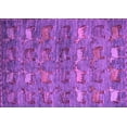 thumbnail image 1 of Ahgly Company Indoor Rectangle Abstract Purple Modern Area Rugs, 4' x 6', 1 of 4