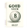 thumbnail image 7 of FORMRS 1-Subject Spiral Notebook 8" x 5" College Ruled 60 Refillable Sheet A5 Hard Cover, 2 Pack, Good Luck Billiard, 7 of 7