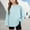 Light Blue2, variant on dazeni Girls Oversized Tshirts Kids Long Sleeve Crewneck Shirts Solid Clolr Casual Basic Tops Tees Hot Pink