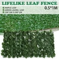 thumbnail image 4 of Cheers.US 50x100cm Artificial Ivy Privacy Fence Screen, Artificial Hedges Fence and Faux Ivy Vine Leaf Decoration for Outdoor Garden Decor, 4 of 7