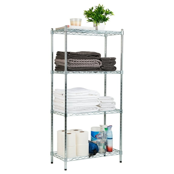 Mind Reader Storage Shelves, Garage Shelving, Storage Shelf, Pantry Org, Adjustable, Metal