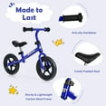 thumbnail image 6 of Infans Kids Balance Bike No Pedal Training Bicycle w/ Adjustable Handlebar & Seat Blue, 6 of 7