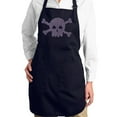 thumbnail image 1 of Full Length Word Art Apron - XOXO Skull, 1 of 2