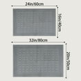 thumbnail image 7 of Unique Bargains Washable Textured Cotton Bath Rug Water Absorbent Mat Gray 20" x 32", 7 of 7
