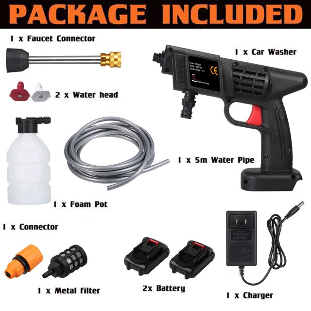 Cleaning machine,Pressure Cleaner Handheld With Battery And 24v 1500mah Pressure 150psi Portable Battery Pressure Cars Flowers Handheld With Battery Huiop And 21v 1500mah Qisuo And R 24v