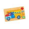 thumbnail image 2 of Rompecabezas de números, rompecabezas de madera para niños, juguete de clasificación de formas y colores, desarrollo temprano Auto, 2 of 9