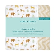 aden + anais essentials Cotton Muslin Blanket, Tan Tanzania, Unisex
