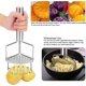 thumbnail image 5 of Potato Masher, Crday Stainless Steel Durable Double Layer Potato Ricer Kitchen Potato, 5 of 5