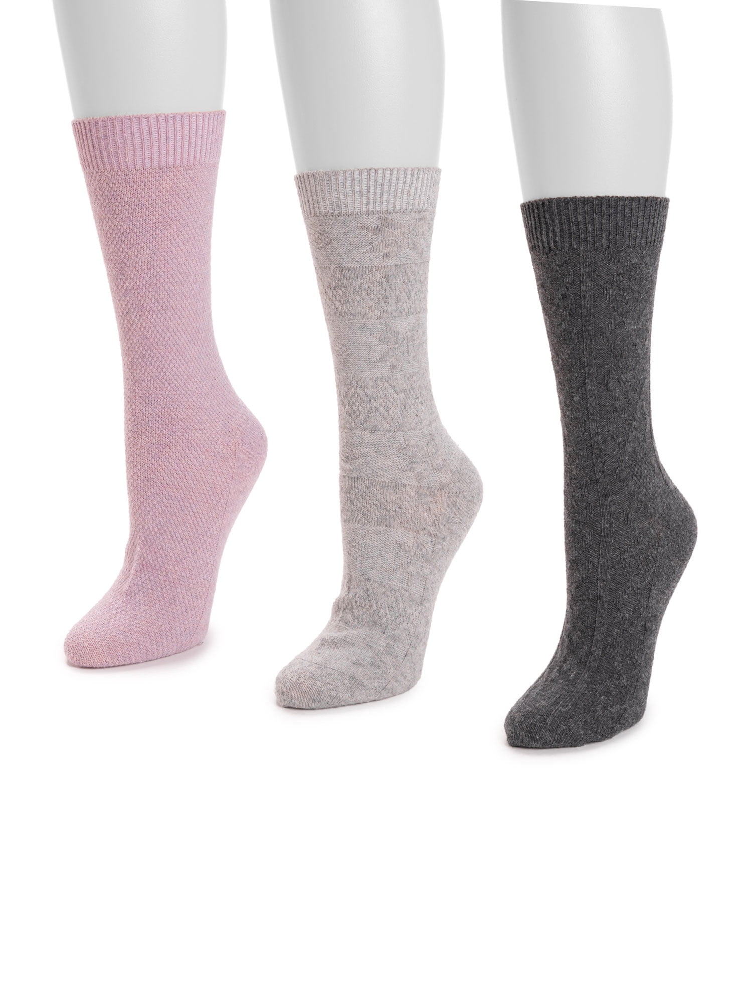 Muk Luk Boot Sock, 3pk