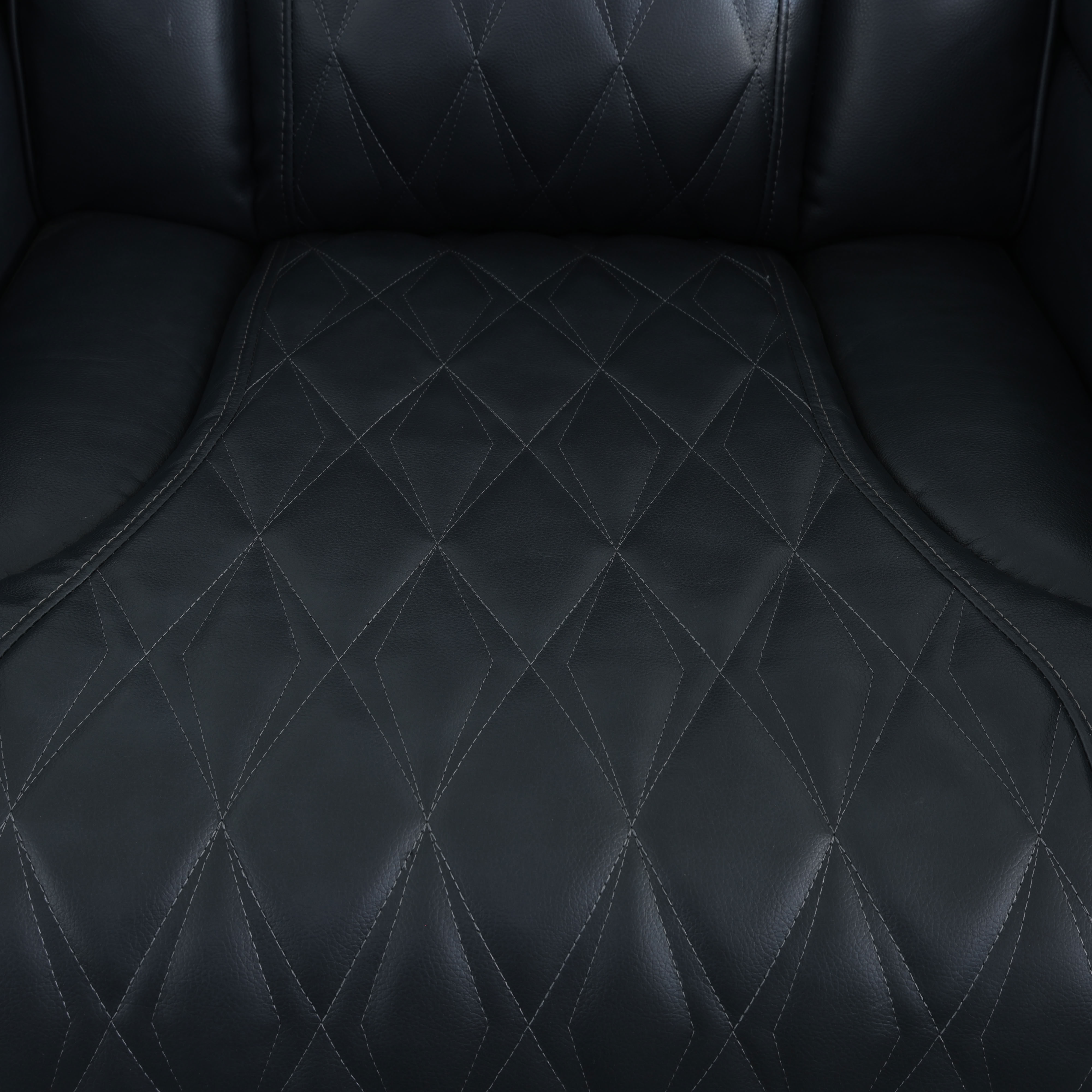 MAYEERTY Single Intelligent Recliner Sofa with Breathable Leather, Cup Holders & LED Light for Living Room Bedroom