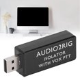 thumbnail image 1 of Adapter AUDIO2RIG USB Sound Card Connector Isolator 3.5mm 4PIN USB Isolation Module for Wins, 1 of 7