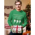 thumbnail image 2 of Tstars Merry Fishmas T-shirt Men Fishing Ugly Christmas Style Long Sleeve XX-Large Green, 2 of 5