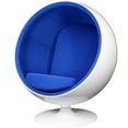 thumbnail image 1 of Modway Eero Aarnio Style Ball Chair in Blue, 1 of 5