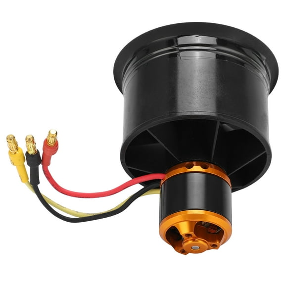 QXMotor 50mm EDF 12 Blades Ducted Fan with QF26114600KV 34S Brushless Motor for RC Airplane(CCW )