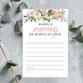 thumbnail image 3 of Koyal Wholesale Share a Memory Cards, Rustic Peach Roses Cards for Wedding, Baby Life Memories, 4" x 6", 52-Pk, 3 of 5