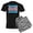 With Gray Camo Pant, variant on CafePress - Abstract Paint Splatter Transgender Pride Flag Pajamas - Men's Dark Loose Fit Cotton Pajama Set