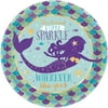 Mermaid Wishes Metallic Dessert Plates (48)