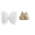 thumbnail image 1 of Almohada de lazo, cojín de lazo, sujetalibros decorativo, adorno de suave, cómoda funda de almohada adecuada para sala de estar, dormitorio,, 1 of 8