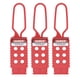 thumbnail image 1 of 3 UNIDS 6 Agujeros Tagout Cerrojo de Bloqueo Aislamiento Eléctrico Cerrojo para el Mantenimiento de Apagado 9mm Diámetro Del Agujero, 1 of 8