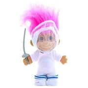 My Lucky Fencing Troll Doll - Fusia Hair by Russ Berrie