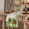 thumbnail image 2 of Table Runners 90 Inches Long Dress Scarves, St. Patrick's Day Farmhouse Coffee/Dining/Kitchen Table Runner for Living Room, Lucky Shamrocks Boots Green Leaves Retro 13x90 Inch, 2 of 9