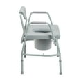 thumbnail image 5 of Drive Medical Bariatric Drop Arm Bedside Commode Chair, Grey, 5 of 9