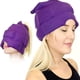 thumbnail image 2 of Magic Gel Migraine Ice Head Wrap - Verdadero alivio para la migraña y el dolor de cabeza - El gorro original para el dolor de cabeza - Frío, acogedor, oscuro y fresco; Aprobado por médicos, amado por miles - (púrpura) Magic Gel Rojo Verde, 2 of 5
