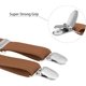 thumbnail image 2 of Tirantes de moda para hombre en forma de Y: 122 cm, correas elásticas ajustables de 2,5 cm, 2 of 4