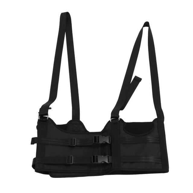 Lumbar Traction Belt, Back Support Spinal Harness Suspension Stretch Straps Neoprene Decompression Stretch Straps with Relaxation Relief for Home