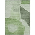 thumbnail image 5 of HomeRoots 580703 8 x 10 ft. Abstract Washable Indoor & Outdoor Rectangle Area Rug, Olive Green & Fern Green, 5 of 5