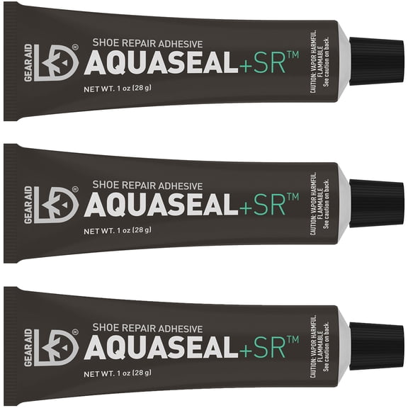 Gear Aid Aquaseal 1 oz. SR Permanent Shoe Repair Adhesive - 3-Pack