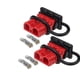 thumbnail image 1 of Kenally 2 uds conector rojo 50A 600V conectar desconectar Kit de carga de energía eléctrica duradero con accesorios de terminales Accesorios para vehículos recreativos, 1 of 6