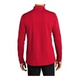 thumbnail image 2 of Mafoose Men's Moisture-Wicking Dry Zone UV Micro-Mesh Long Sleeve Pique Polo Shirt Rich Red 2XL, 2 of 4