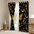 thumbnail image 3 of Homewish Flying Butterflies Boy Girl Black Out Curtains,Botanical Plants Mushroom Curtains Pack of 2 (42x63 Each),Vintage Chic Floral Flowers Bedroom Curtains,Breathable Home Decor, 3 of 6
